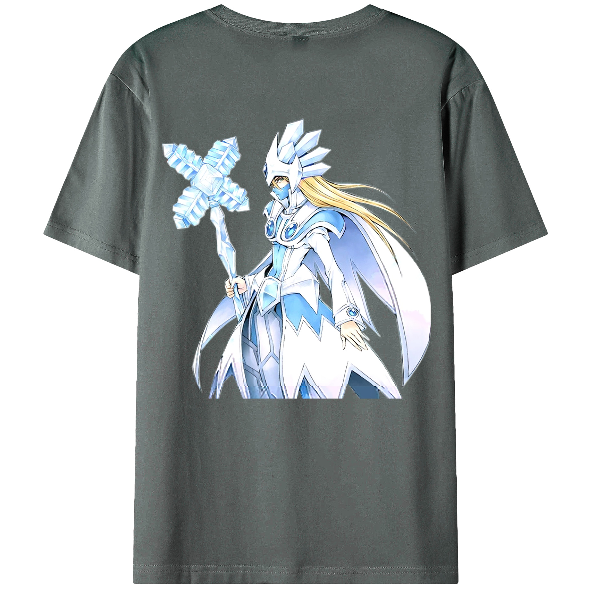 （画像用） 遊☆戯☆王 Yu-Gi-Oh! 綿100％ メンズ半袖Tシャツ（バックプリント） 通気性